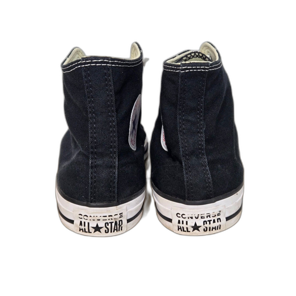 Converse Chuck Taylor All Star High Top Sneakers | Women's Size 8 | Black White - Picture 5 of 9